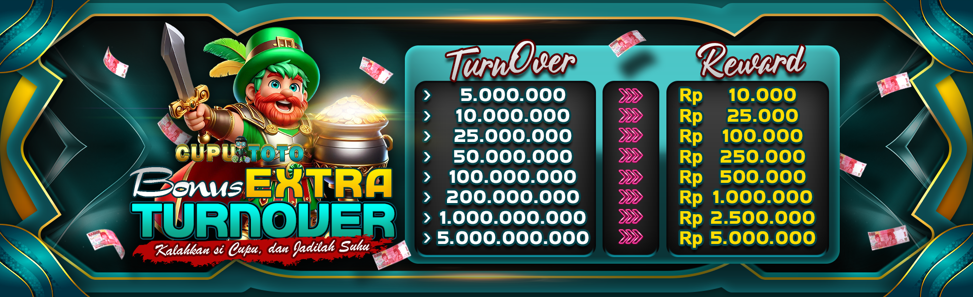 BONUS EXTRA TURNOVER