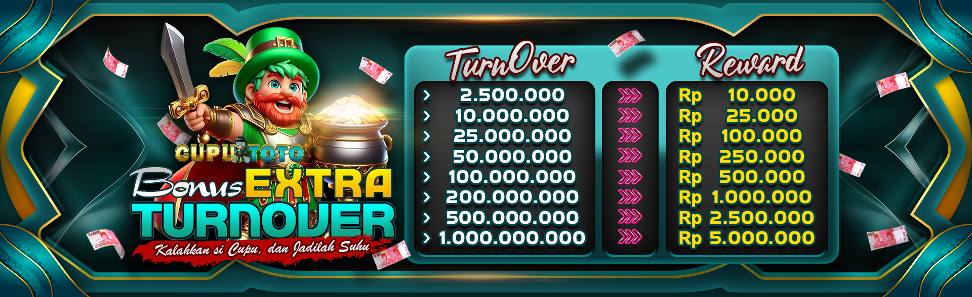 BONUS EXTRA TURNOVER