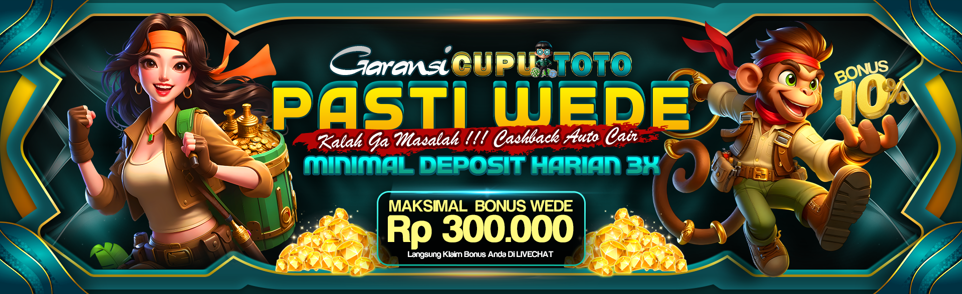 BONUS GARANSI PASTI WEDE