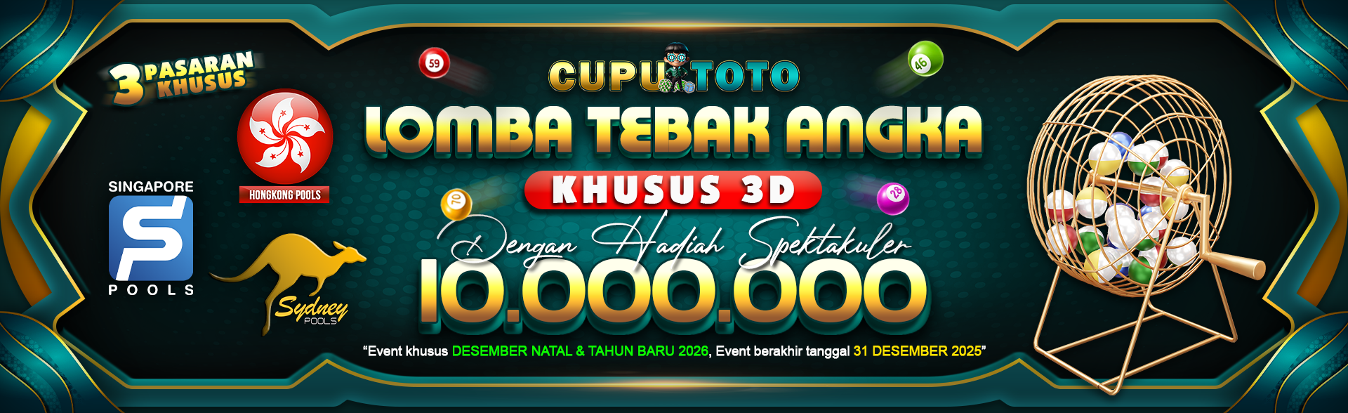 LOMBA EVENT TEBAK ANGKA 3D
