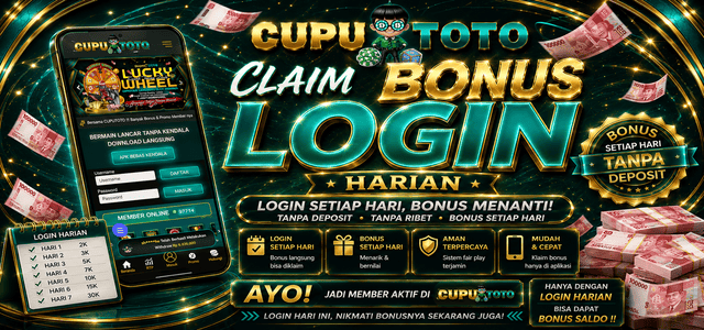 BONUS LOGIN HARIAN