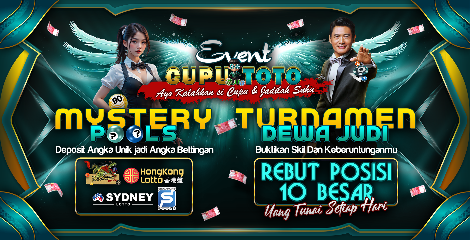 EVENT MYSTERY POOLS dan DEWA JUDI
